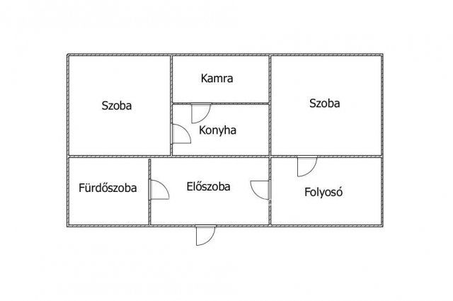 Eladó családi ház, Csongrádon 7 M Ft, 2 szobás