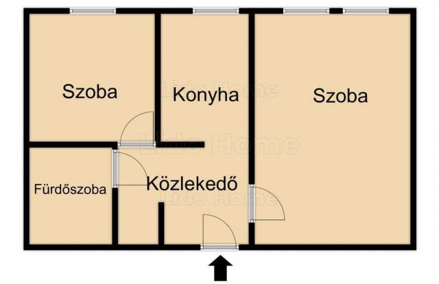 Eladó panellakás, Veszprémben 39.5 M Ft, 2 szobás