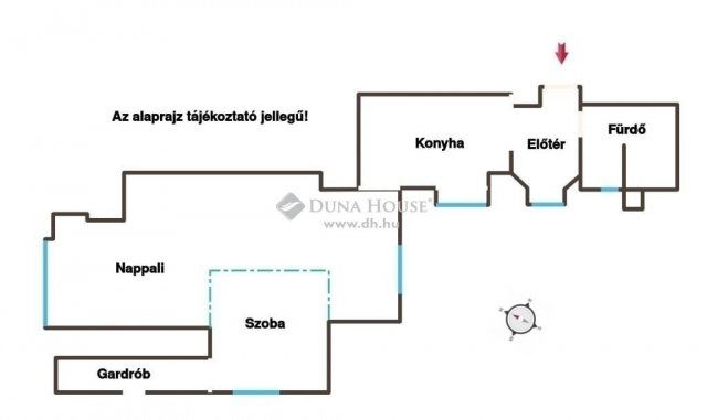 Eladó téglalakás, Budapesten, VI. kerületben 69 M Ft, 2 szobás