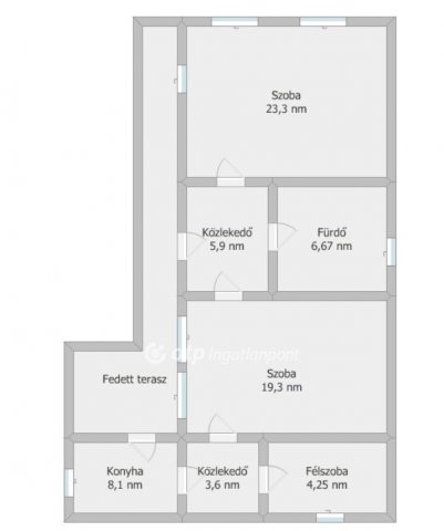 Eladó családi ház, Gyönkön 13 M Ft, 2+1 szobás