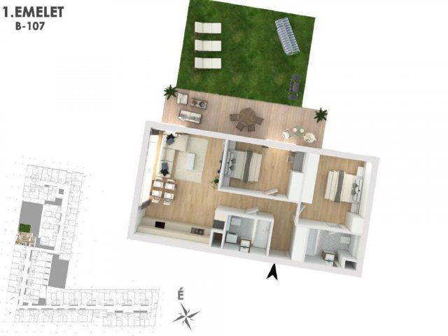 Eladó téglalakás, Budapesten, XIII. kerületben 130.91 M Ft