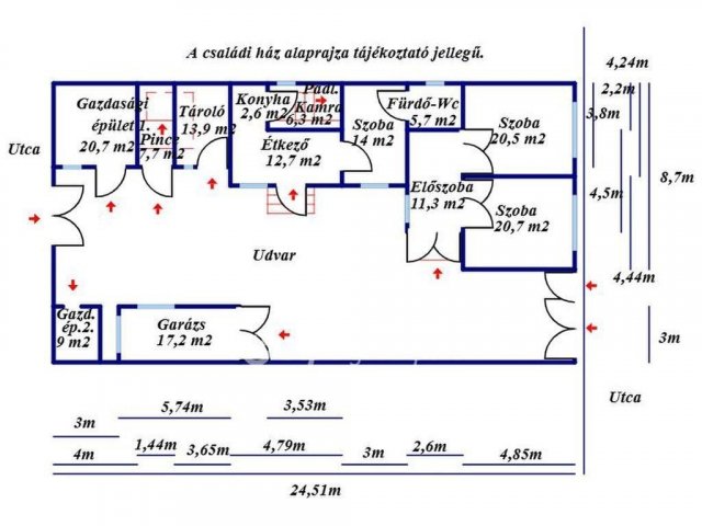 Eladó családi ház, Abonyban 44 M Ft, 3 szobás
