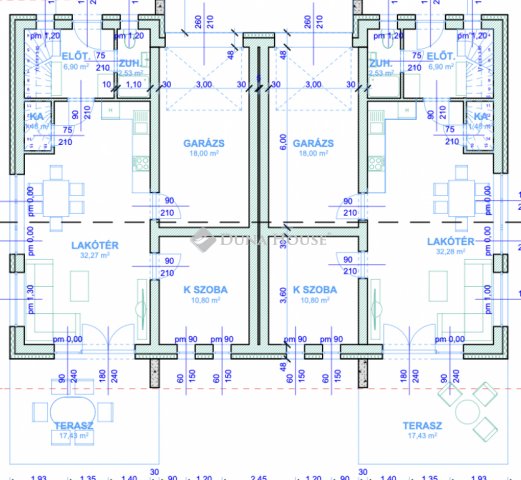 Eladó ikerház, Budapesten, XVIII. kerületben 149.9 M Ft, 5 szobás
