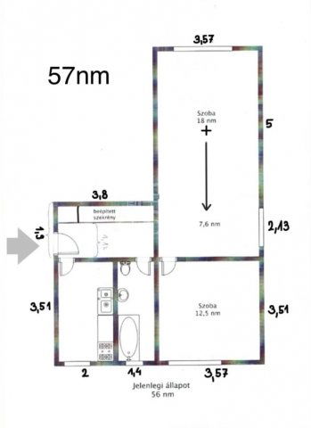 Eladó téglalakás, Budapesten, X. kerületben 64.9 M Ft, 2 szobás