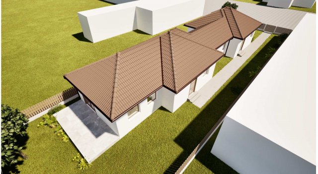 Eladó ikerház, Kiskunlacházán 54.9 M Ft, 2 szobás