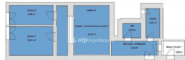 Eladó téglalakás, Budapesten, VI. kerületben 76 M Ft, 2+1 szobás