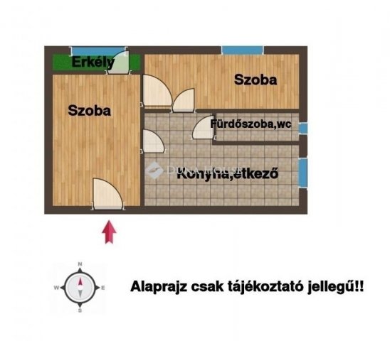 Eladó téglalakás, Budapesten, IV. kerületben 79.9 M Ft, 2 szobás
