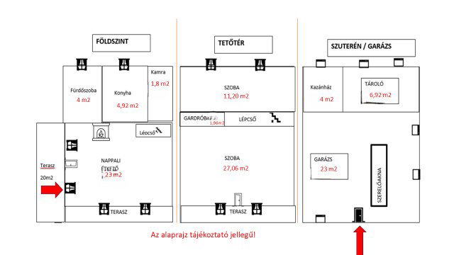 Eladó családi ház, Szigetszentmiklóson 53 M Ft, 3 szobás