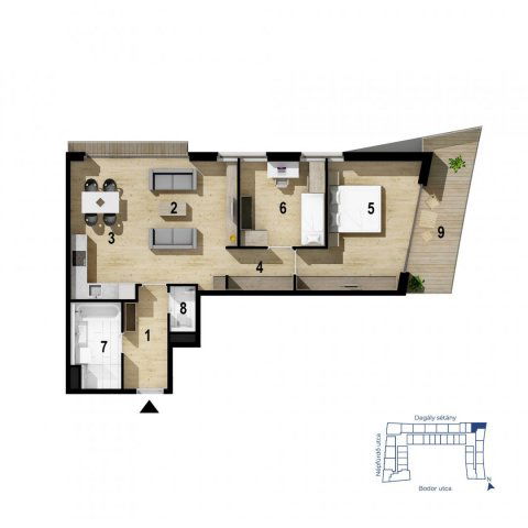 Eladó téglalakás, Budapesten, XIII. kerületben 166.5 M Ft