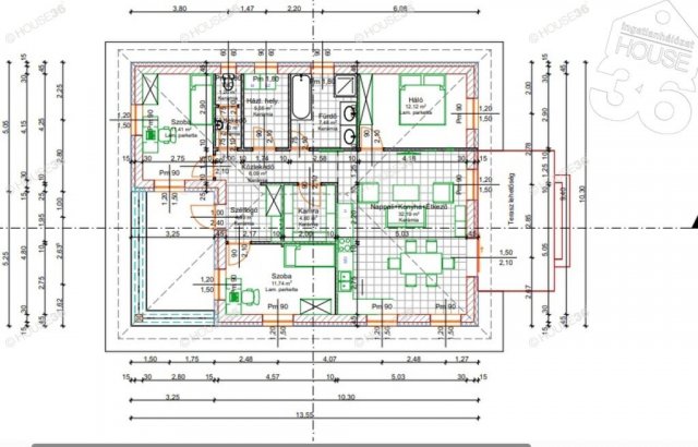 Eladó családi ház, Bugacon 59.9 M Ft, 4 szobás
