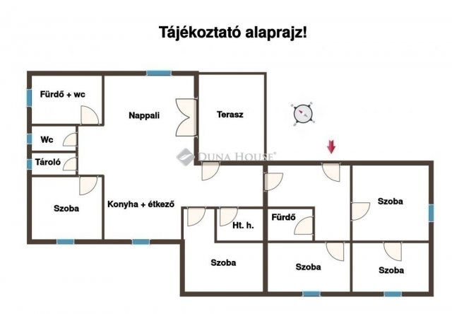 Eladó családi ház, Kókán 94.5 M Ft, 6 szobás