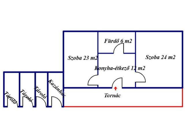 Eladó családi ház, Kovácsvágáson 14.9 M Ft, 2 szobás