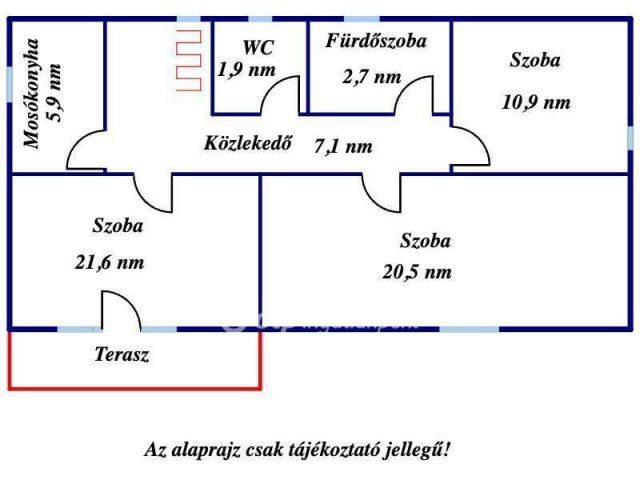 Eladó családi ház, Dabason 104.9 M Ft, 6 szobás