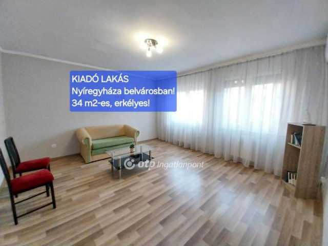 Kiadó téglalakás, albérlet, Nyíregyházán 140 E Ft / hó