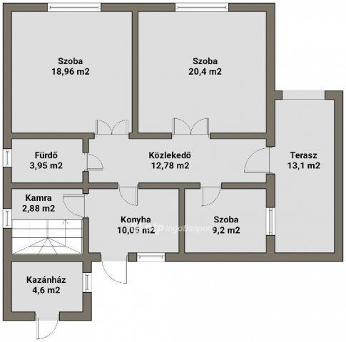 Eladó családi ház, Nyírkarászon 25 M Ft, 2+1 szobás