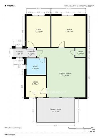 Eladó családi ház, Pápán 48.5 M Ft, 2+1 szobás