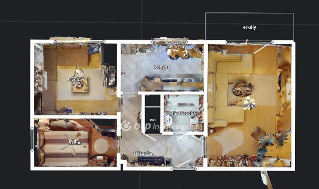 Eladó panellakás, Tiszaújvárosban 35 M Ft, 1+2 szobás