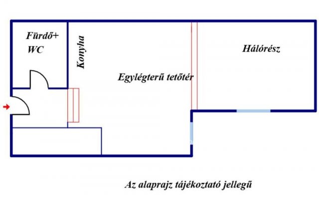 Eladó téglalakás, Sopronban 43.8 M Ft, 1 szobás