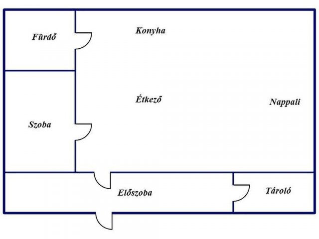 Eladó családi ház, Nagykállóban 28 M Ft, 1 szobás