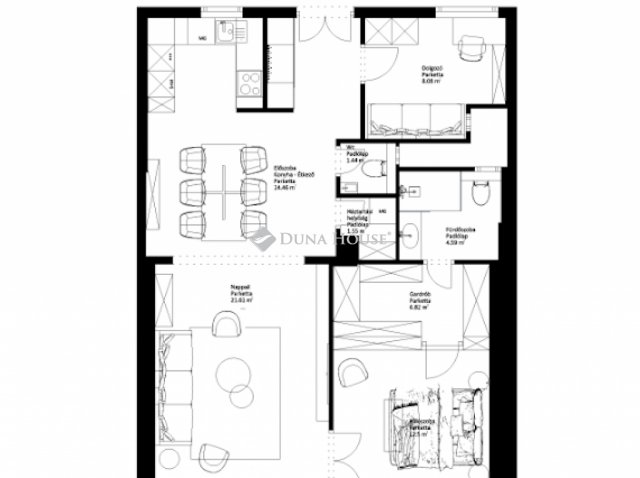 Eladó téglalakás, Budapesten, V. kerületben 299 M Ft, 3 szobás