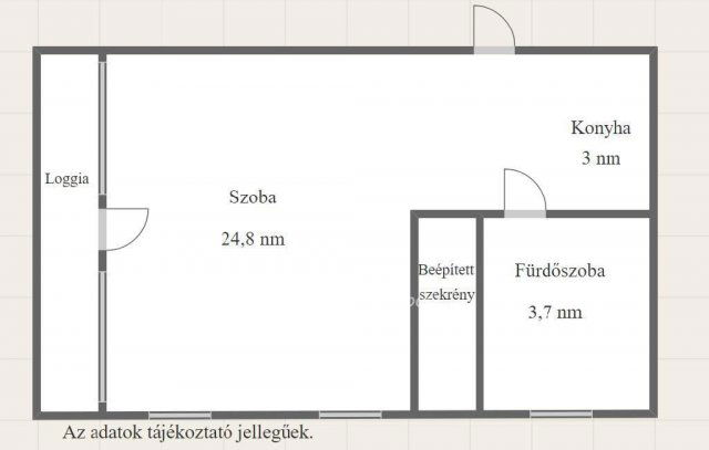 Eladó téglalakás, Dombóváron 26.3 M Ft, 1 szobás