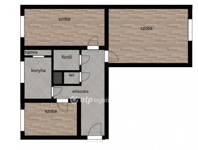 Eladó panellakás, Mezőhegyesen 14 M Ft, 1+2 szobás