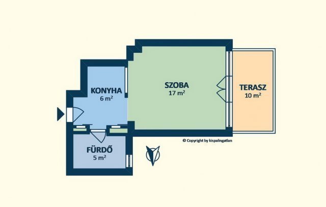 Eladó téglalakás, I. kerületben, Feszty Árpád utcában