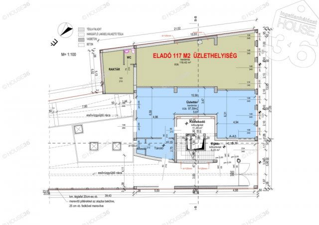 Eladó üzlethelyiség, Kecskeméten 117 M Ft / költözzbe.hu