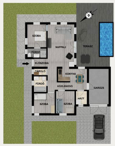 Eladó családi ház, Érden, Kövező utcában 189.9 M Ft