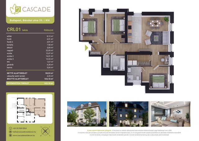 Eladó téglalakás, Budapesten, XIV. kerületben, Bácskai utcában