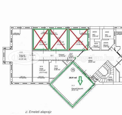 Kiadó üzlethelyiség, Veszprémben 150 E Ft / hó, 1 szobás