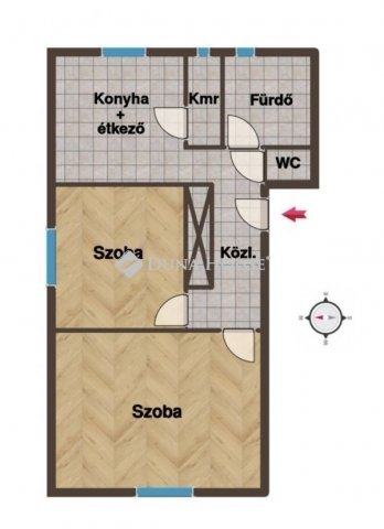 Eladó téglalakás, Budapesten, X. kerületben 59.99 M Ft, 2 szobás