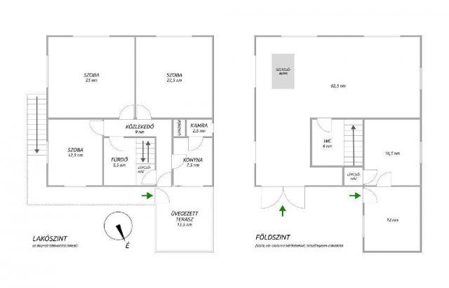 Eladó családi ház, Jászfényszarun 64.9 M Ft, 3 szobás