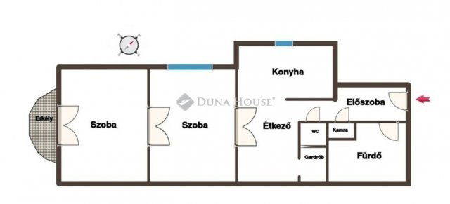 Eladó téglalakás, Budapesten, II. kerületben 126 M Ft, 2 szobás