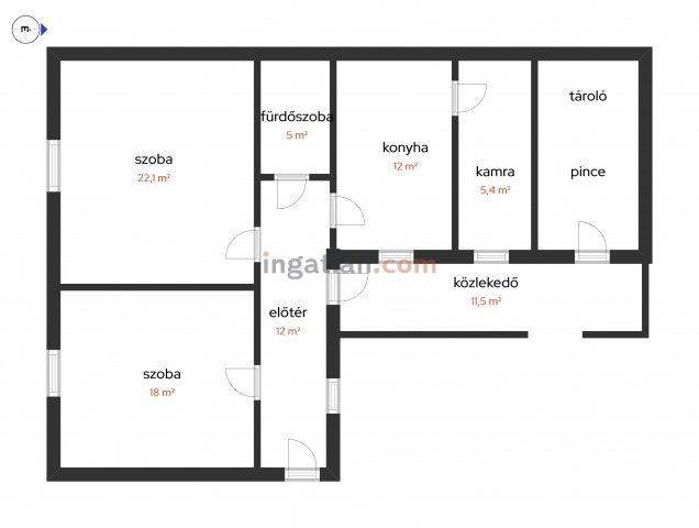 Eladó családi ház, Verőcén 84.9 M Ft, 2 szobás