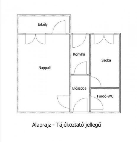 Eladó panellakás, Egerben 41 M Ft, 1+1 szobás