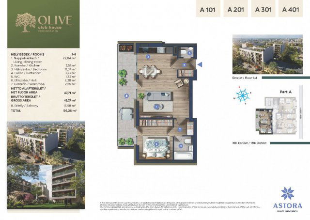 Eladó téglalakás, XIII. kerületben, Szent László úton