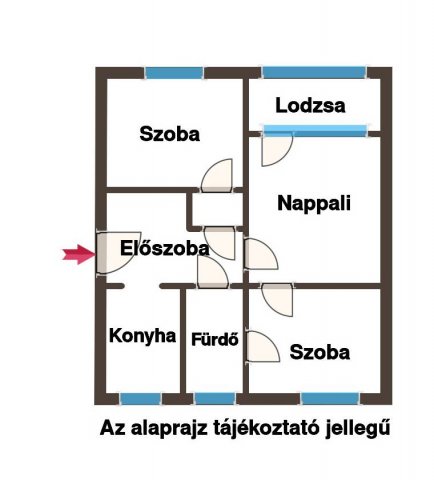 Eladó téglalakás, Budapesten, IX. kerületben 89.9 M Ft, 3 szobás