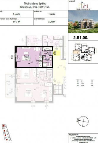 Eladó téglalakás, Tatabányán, Petőfi Sándor utcában