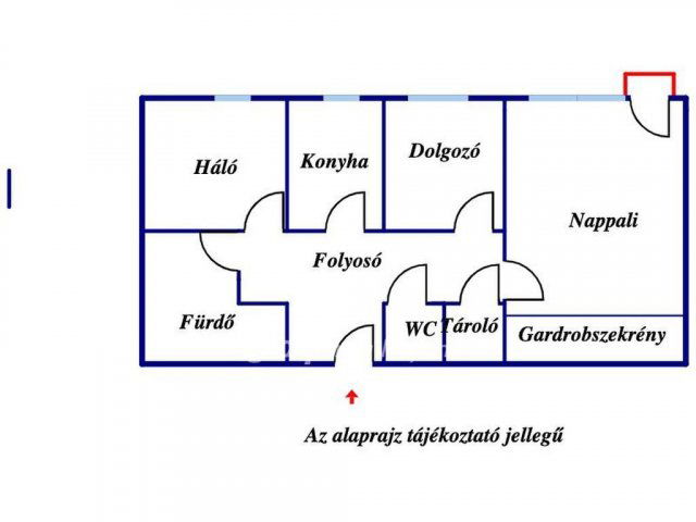 Kiadó téglalakás, albérlet, Nyíregyházán 220 E Ft / hó