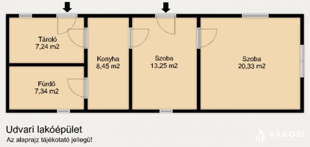 Kiadó családi ház, albérlet, Hódmezővásárhelyen, 1 szobás