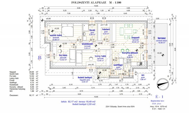 Eladó családi ház, Sülysápon 79.9 M Ft, 4 szobás