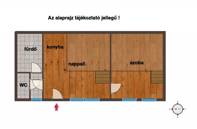 Eladó téglalakás, Budapesten, IX. kerületben, Ráday utcában