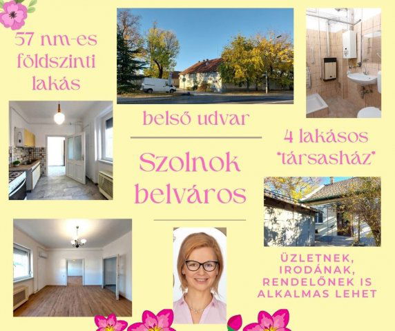 Eladó téglalakás, Szolnokon 34.5 M Ft, 2 szobás