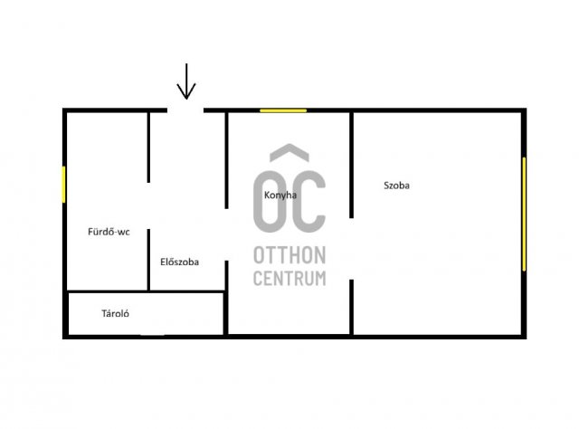 Eladó téglalakás, Pécsett 27.8 M Ft, 1 szobás