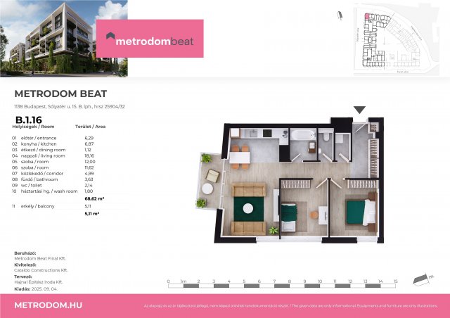 Eladó téglalakás, XIII. kerületben, Sólyatér utcában