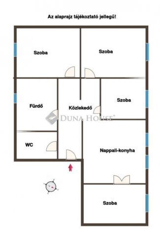 Kiadó téglalakás, albérlet, Budapesten, V. kerületben, 5 szobás