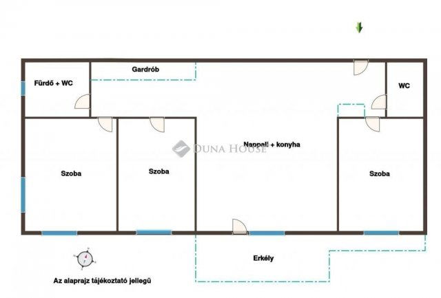 Kiadó téglalakás, albérlet, Debrecenben 360 E Ft / hó, 1 szobás