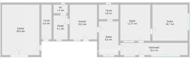 Eladó családi ház, Faddon 32 M Ft, 2+1 szobás