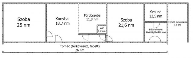 Eladó családi ház, Somlóvecsén 49.9 M Ft, 2 szobás